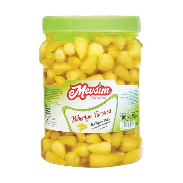 Mevsim Tombul Biberiye Turşusu 1400 gr Pet