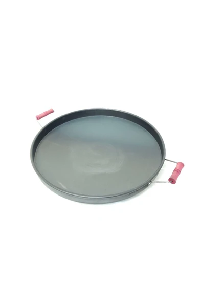 Kavurma Sacı 40 Cm Derin Saplı Ham Demir Kordonlu Kavurma Tavası - 3