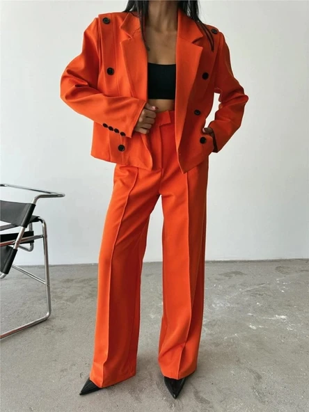 CEKET - PANTOLON TAKIM - Orange - 3