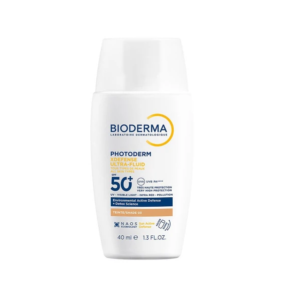 Bioderma Photoderm XDefense Spf50+ Tüm Cilt Tipleri Antioksidan Etkili Renkli Güneş Kremi Golden 40 ml ürün görseli