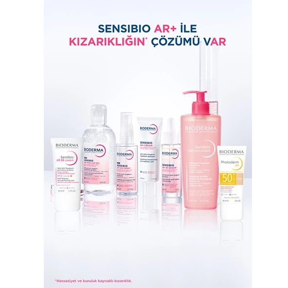 Bioderma Sensibio AR+ Durulama Gerektirmeyen Makyaj Temizleyici Misel Jel 250 ml - Resim 9