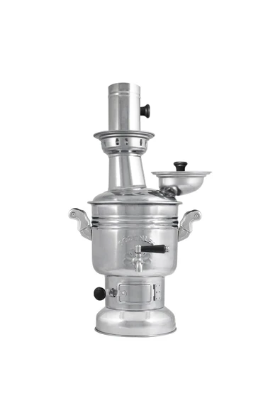 KS10 (2,5 LT) KROM KÖMÜRLÜ-ODUNLU DEMLİKLİ SEMAVER TAŞIMA ÇANTALI - 3
