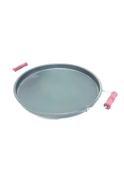 Kavurma Sacı 30 Cm Derin Saplı Ham Demir Kordonlu Kavurma Tavası - 4
