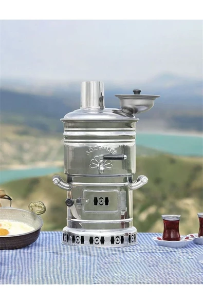 Semaver Sobalı Ahşap Kulp 4lt Ks13 Çantalı - 2