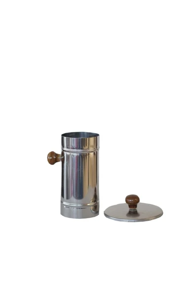 Porselen Kulplu 2,5 Litre Çelik Semaver Alüminyum Demlikli (TAŞIMA ÇANTALI) - 5