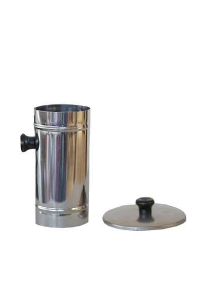 4 Litre-porselen Krom Kömürlü Semaver (porselen Kulp) Taşıma Çantası Hediyeli - 6
