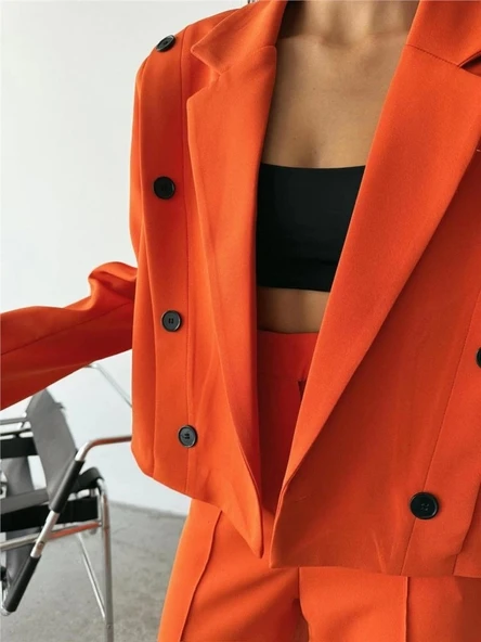 CEKET - PANTOLON TAKIM - Orange - 4