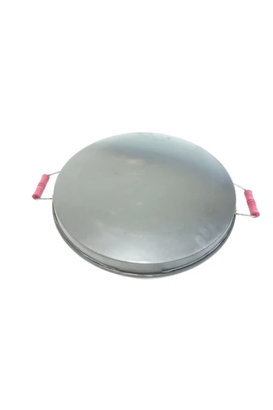 Kavurma Sacı 40 Cm Derin Saplı Ham Demir Kordonlu Kavurma Tavası - 4