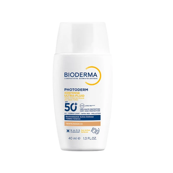 Bioderma Photoderm XDefense Spf50+ Tüm Cilt Tipleri Antioksidan Etkili Renkli Güneş Kremi Golden 40 ml