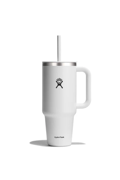 HYDRO FLASK HF-TT40PS110 1182ML 40OZ SEYAHAT BARDAGI BEYAZ - 2