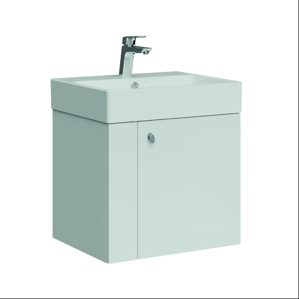 Font Lavabo Dolabı 50 cm Beyaz - 2