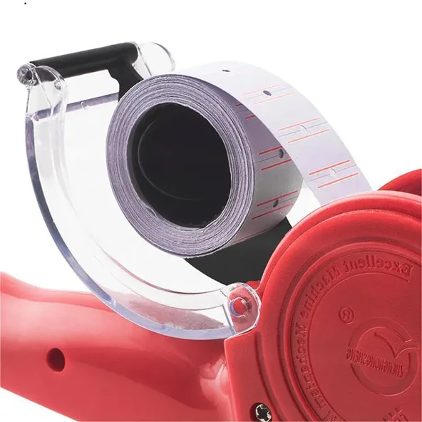 POWERMASTER MX6600 ETİKET MAKİNESİ 8 KARAKTER (TL-USD-$-¥-EXP-HK-RS-€-NO-RP-RM) 230X135X40MM - 1