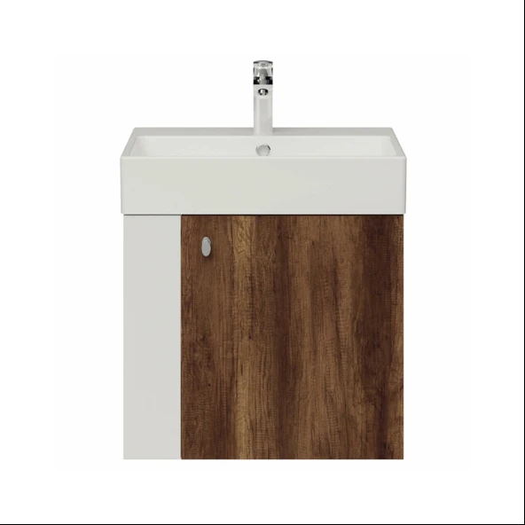 Font Lavabo Dolabı 50 cm Beyaz - Barok