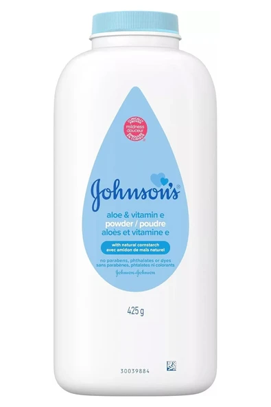 Johnson's Aloe ve E Vitamini İçeren Bebek Pudrası 425GR