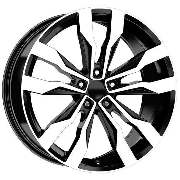 R1 Wheels 19 inç 5*112 ET38 Parlak Siyah Jant Takımı (J-3081)