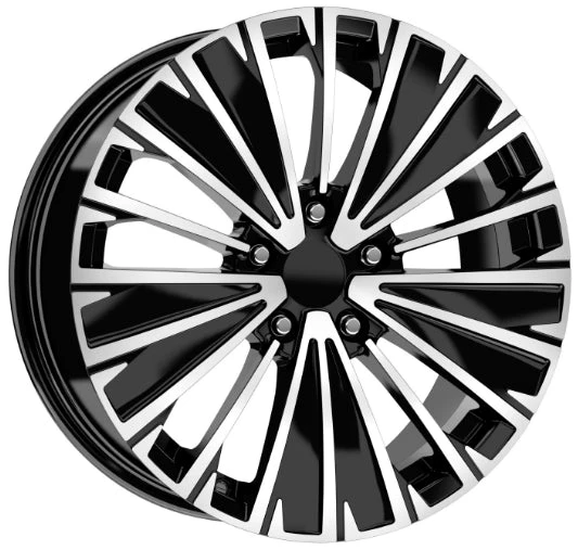 R1 Wheels 18 inç 5*112 ET40 Parlak Siyah Jant Takımı (J-3043)