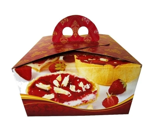 Saplı Turta Kutusu 3 No 100 Adet ürün görseli