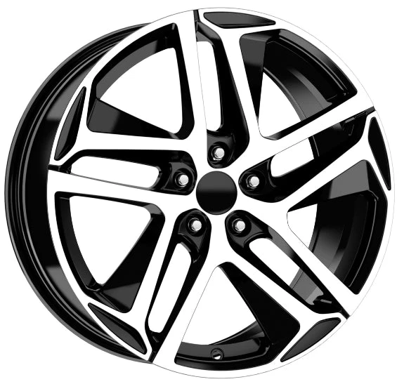 R1 Wheels 18 inç 5*108 ET45 Parlak Siyah Jant Takımı (J-3047)
