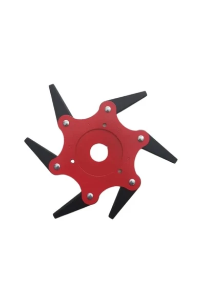 Motorlu Tırpan 6 Bıçaklı Ot Biçme Kafası Bıçağı