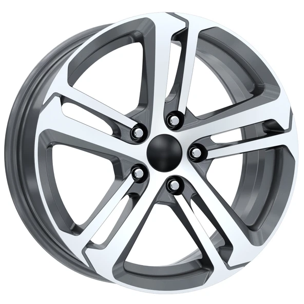 R1 Wheels 16 inç 5*108 ET25 Füme Jant Takımı (J-3231)