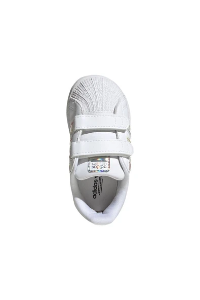 adidas Beyaz Bebek   Sneaker SUPERSTAR LED LIGHTS CF I JI0511 - 3