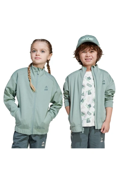 adidas Erkek  Yeşil  Ceket LK SW MNDO TT JF3653 - 8