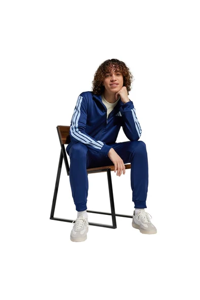 adidas Erkek  Mavi  ESOFMAN M 3S FT TT TS JI8873 - 6