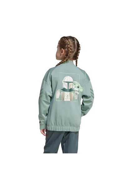 adidas Erkek  Yeşil  Ceket LK SW MNDO TT JF3653 - 3
