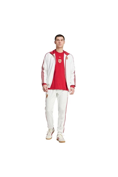 adidas Erkek  Beyaz  CEKET FCB 125 TT JF0593 - 4