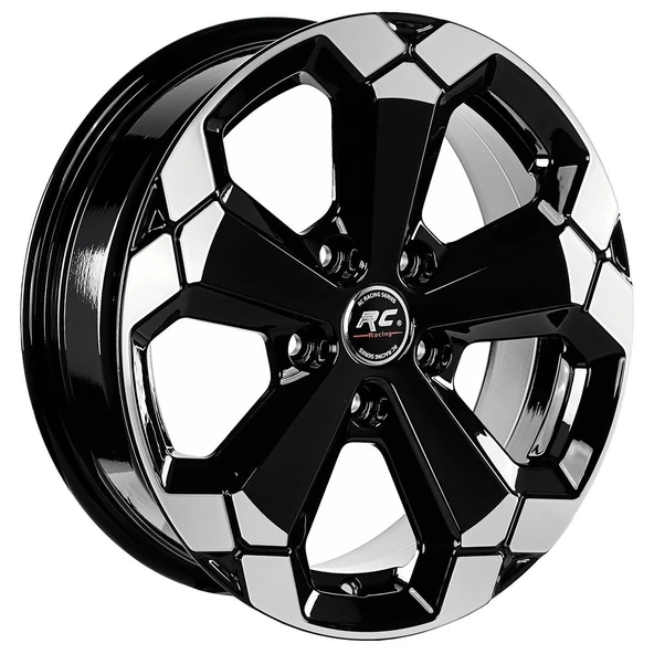 R1 Wheels 16 inç 5*100 ET32 Siyah Jant Takımı (J-3481)