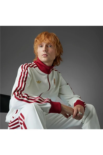 adidas Erkek  Beyaz  CEKET FCB 125 TT JF0593 - 5