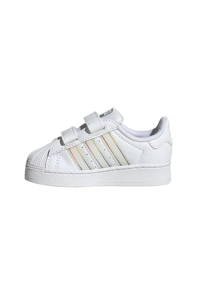 adidas Beyaz Bebek   Sneaker SUPERSTAR LED LIGHTS CF I JI0511 - 5