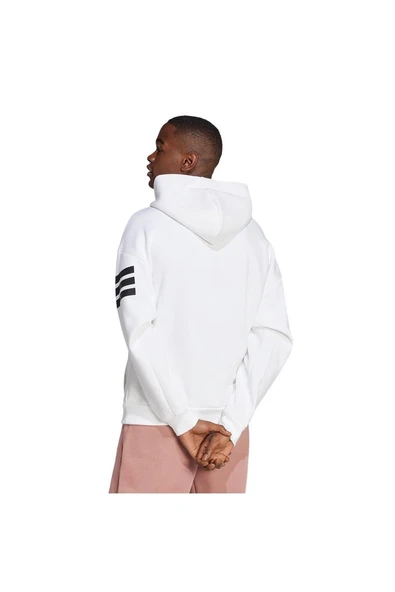adidas Erkek  Beyaz  HOODY M FI 3S HD JD4859 - 4