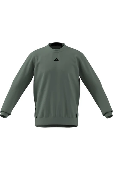 adidas Erkek  Yeşil  SWEATSHIRT (LONG SLEEVE) D4T CREW SWEATS JI8166 - 7
