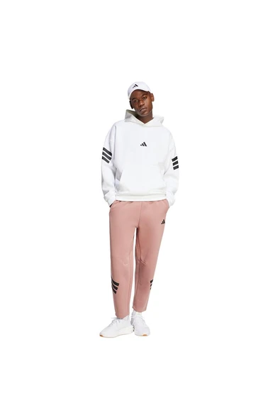 adidas Erkek  Beyaz  HOODY M FI 3S HD JD4859 - 6