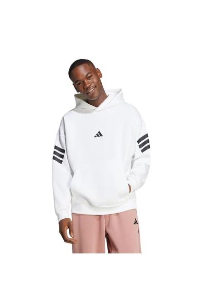adidas Erkek  Beyaz  HOODY M FI 3S HD JD4859 - 3