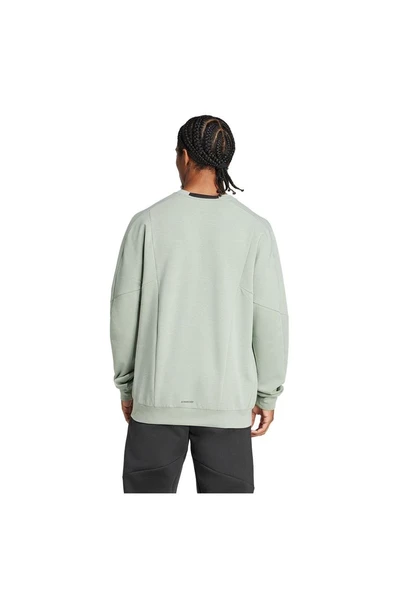 adidas Erkek  Yeşil  SWEATSHIRT (LONG SLEEVE) D4T CREW SWEATS JI8166 - 3