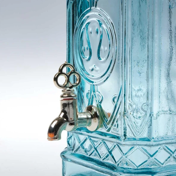 San Miguel Musluklu Köşeli Yağ Şişesi 3.5 Litre 5031G - Resim 6