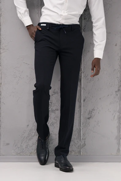 Ecer Regular Fit Yan Cepli Kışlık Gofre Kumaş Pantolon - 10