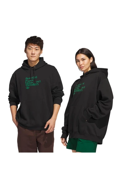 adidas Siyah Erkek   Sweatshirt SHMOO G HOODIE JC7656 - 11