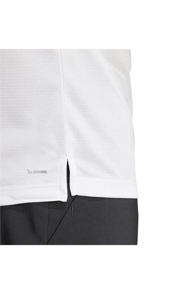 adidas Erkek  Beyaz  POLO T-SHIRT CLIMA POLO JD8643 - Resim 6