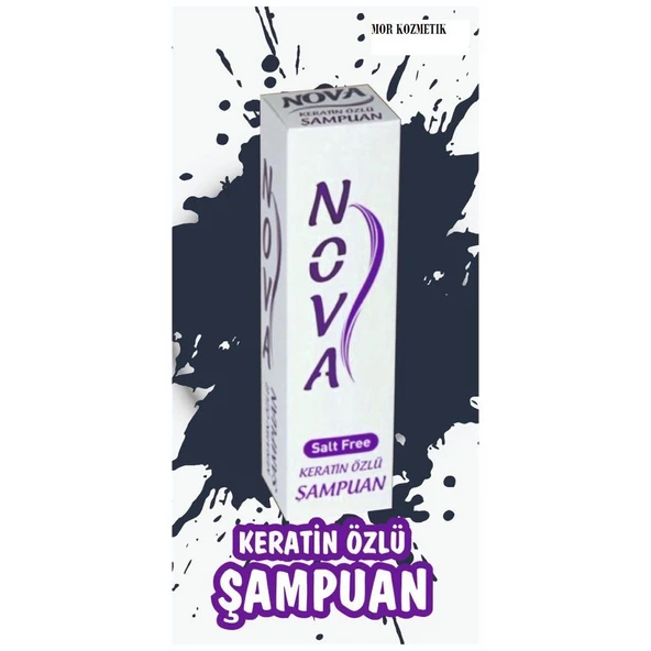 Nova Keratin Özlü Tuzsuz Şampuan 2 x 1 L