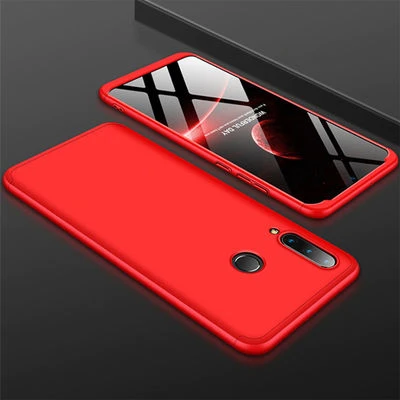 Huawei P30 Lite Kılıf 3 Parçalı Şık Patch Sert Silikon Kapak