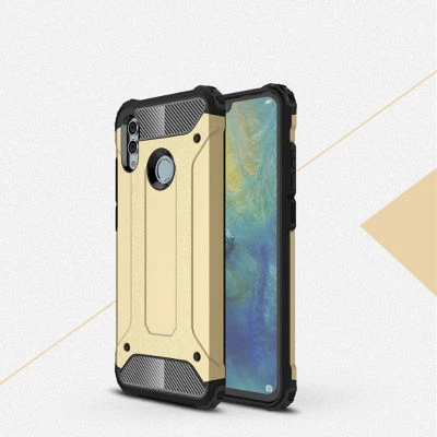 Huawei P Smart 2019 Kılıf Darbelere Dayanıklı Çift Katmanlı Alvika Premium Sert Silikon Kapak
