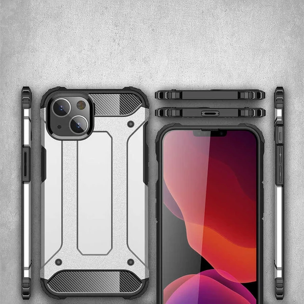 Xiaomi Mi 11 Kılıf Darbelere Dayanıklı Çift Katmanlı Alvika Premium Sert Silikon Kapak - 5