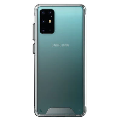 Samsung Galaxy S20 Plus Kılıf Şeffaf ve Sert Sararmaz Narvik Premium Kapak
