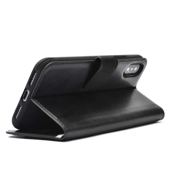 iPhone 8 Kapaklı Kılıf Cüzdan Özellikli Şık Wallet Kapak - 2