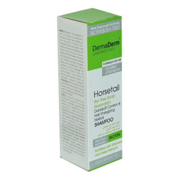 Dermaderm HD-88 Horsetail Biotinli Atkuyruğu Kepek Şampuanı 250M - 4