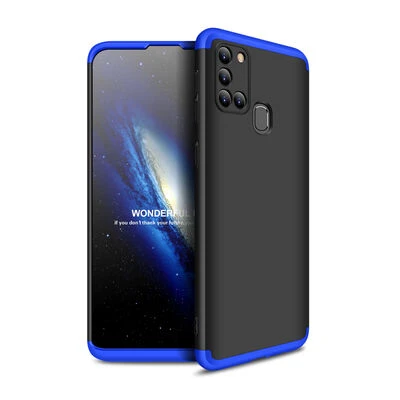 Samsung Galaxy A21S Kılıf Altı ve Üstü Sökülebilir Sert Bossy Premium Kapak