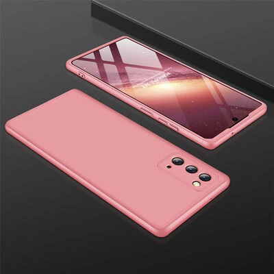 Samsung Galaxy Note 20 Kılıf Altı ve Üstü Sökülebilir Sert Bossy Premium Kapak